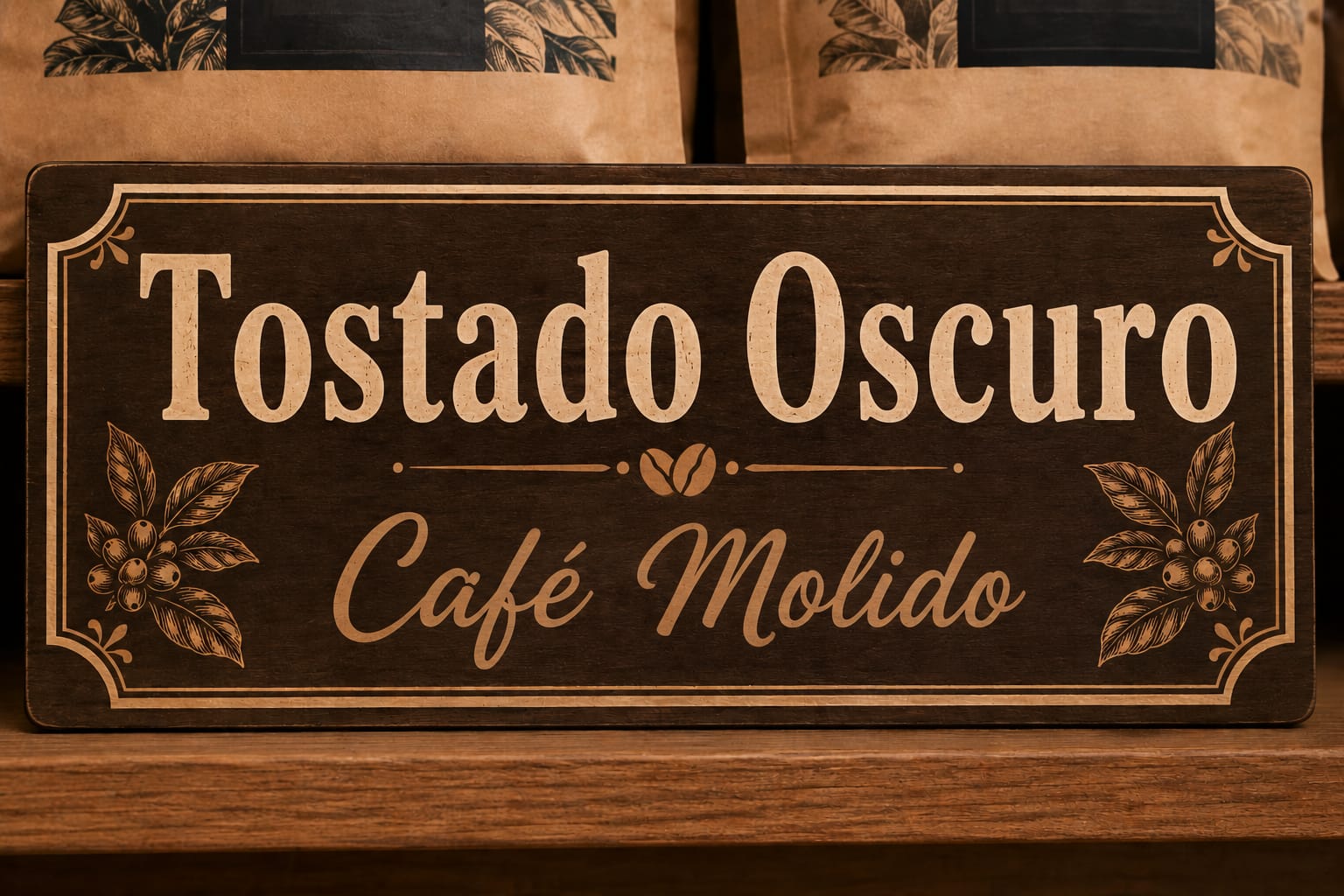 CAFÉ MOLIDO (250 gr.) tostado OSCURO INTENSO